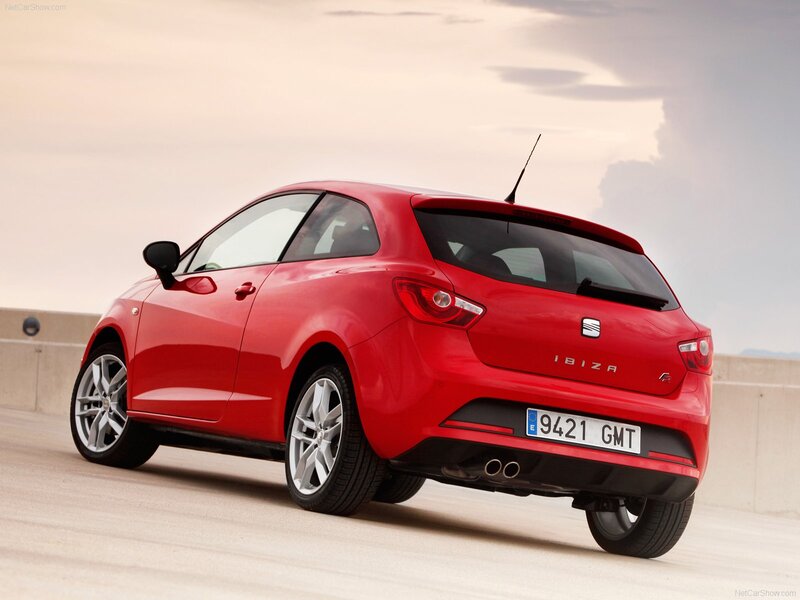 Red SEAT Ibiza GTI
