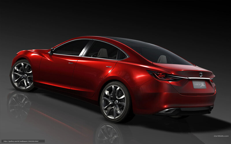 Red Sedan Car — Dramatic, 3d Render, Wheels, Windows