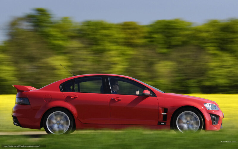 Red Sedan Car — Dynamic, Afternoon, Photograph, Driver, Trees