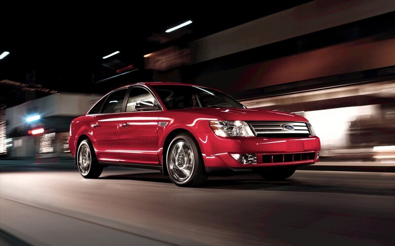 Red Sedan Car — Dynamic, Night, Photograph, Road