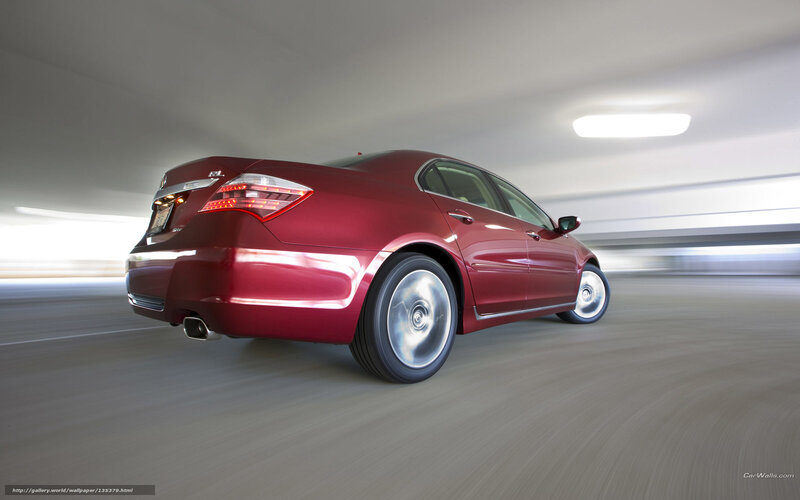 Red Sedan Car — Dynamic, Photograph, Tunnel