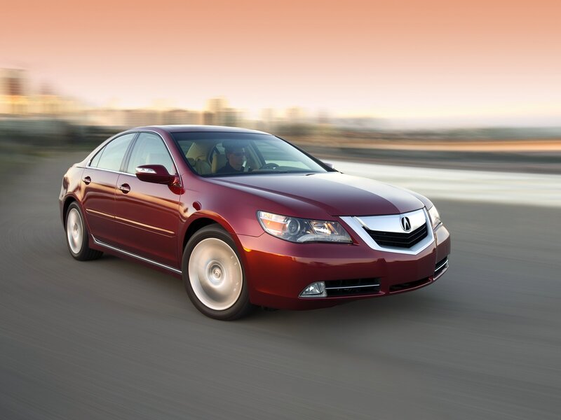 Red Sedan Car — Dynamic, Sunset