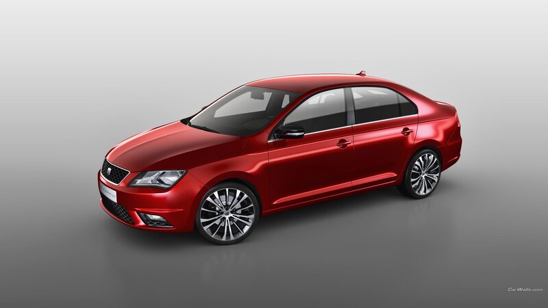 Red Sedan Car — Neutral, 3d Render