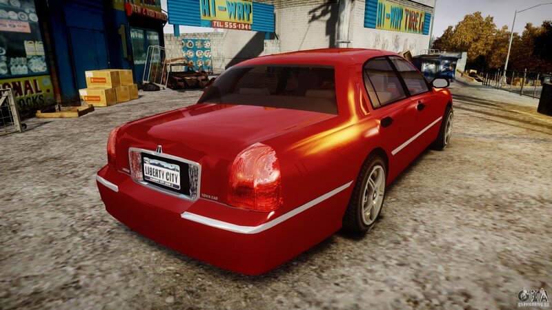 Red Sedan Car — Neutral, Afternoon