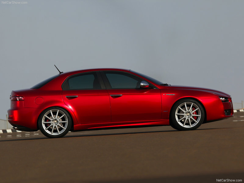Red Sedan Car — Neutral, Photograph, Road