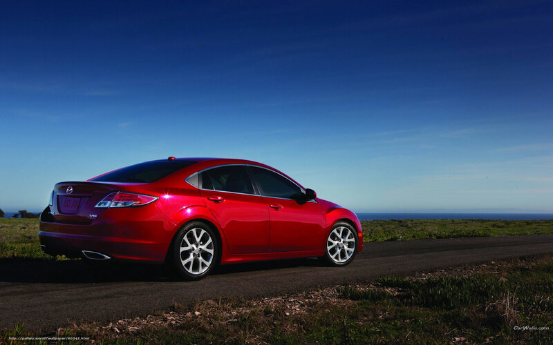 Red Sedan Car — Serene