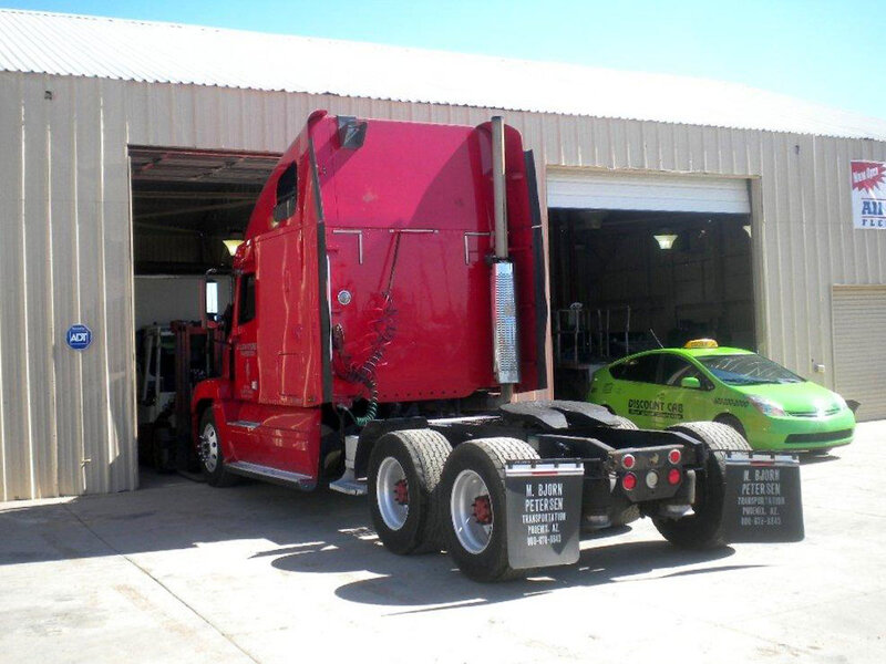 Red Semi-truck Cab — Neutral