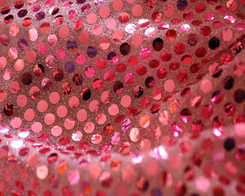 Red Sequin Fabric