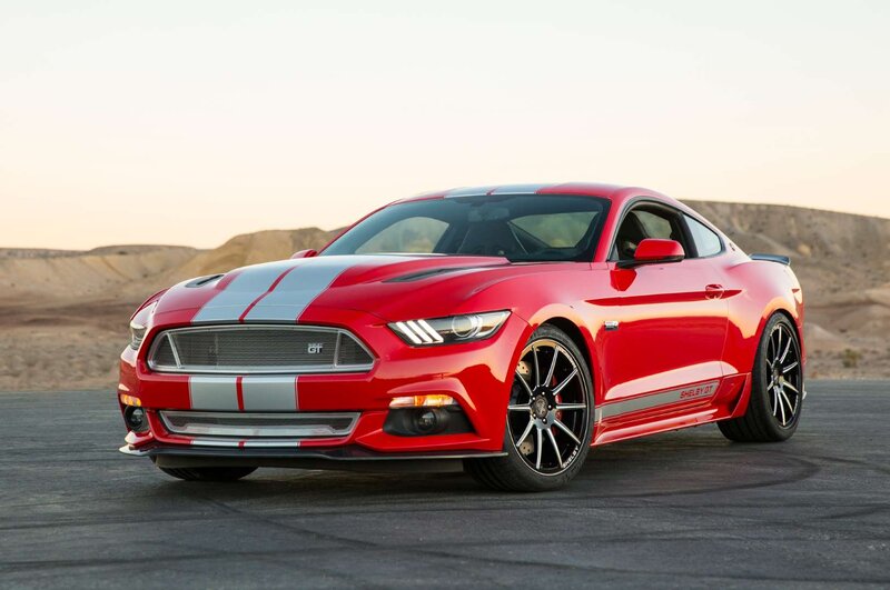 Red Shelby GT Mustang