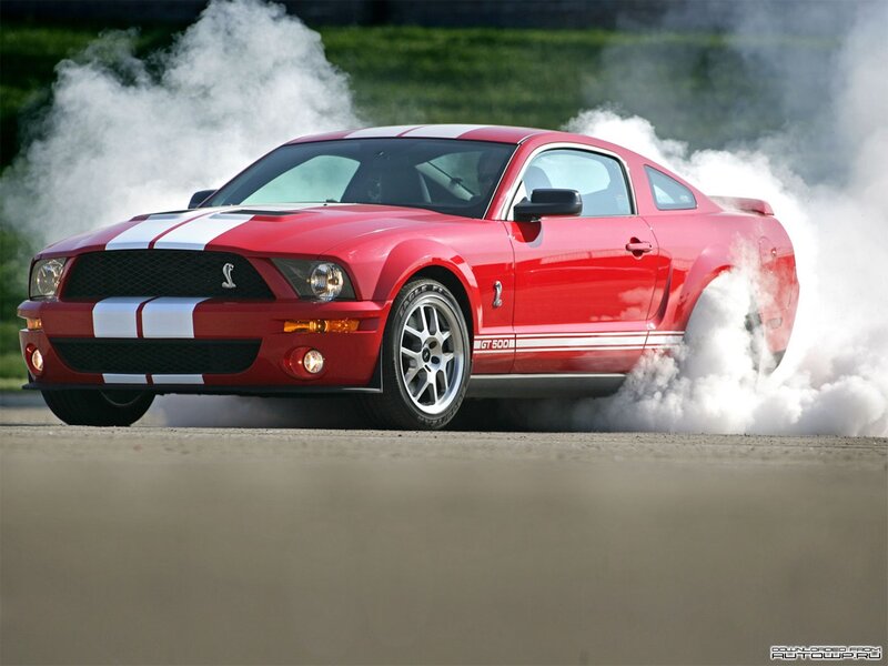 Red Shelby GT500 — Dramatic, Photograph