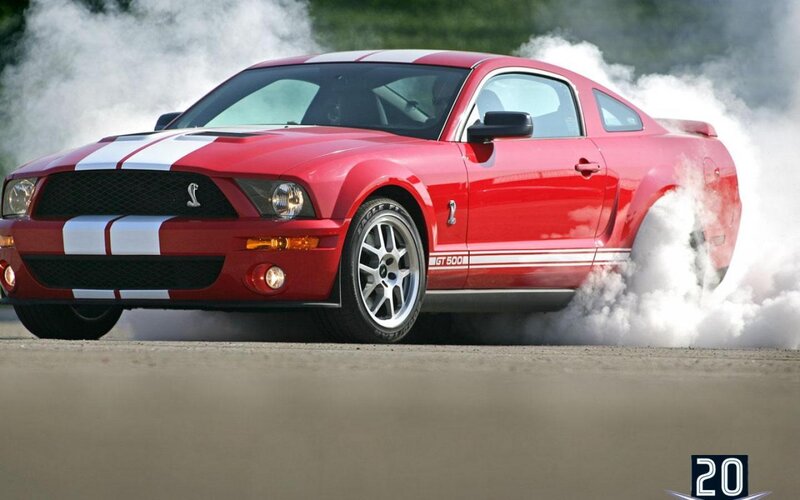 Red Shelby GT500