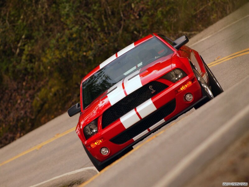 Red Shelby Mustang — Dynamic, Afternoon