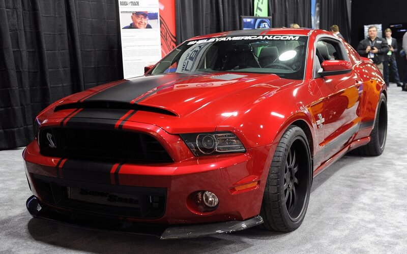 Red Shelby Mustang — Showroom