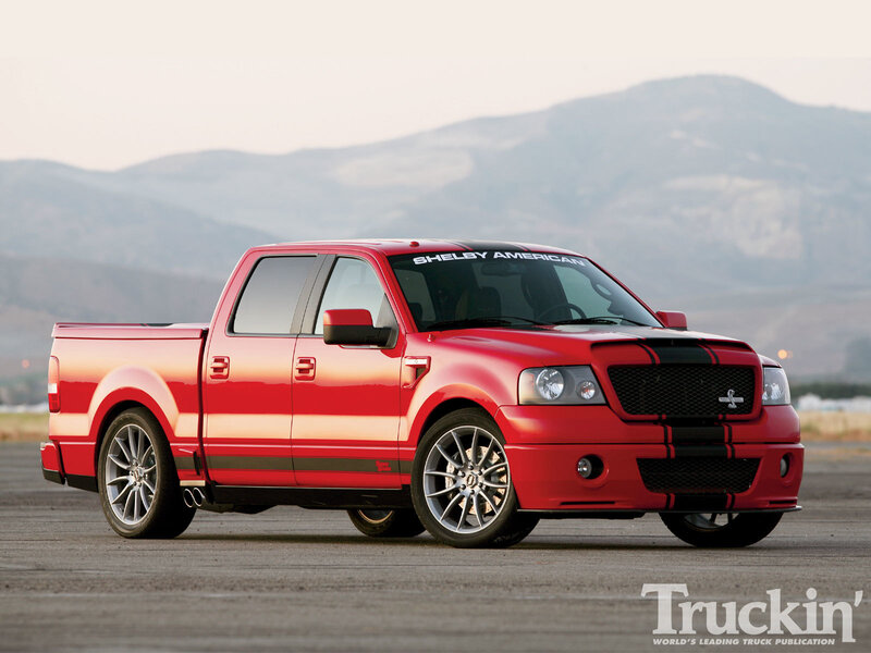 Red Shelby Pickup Truck