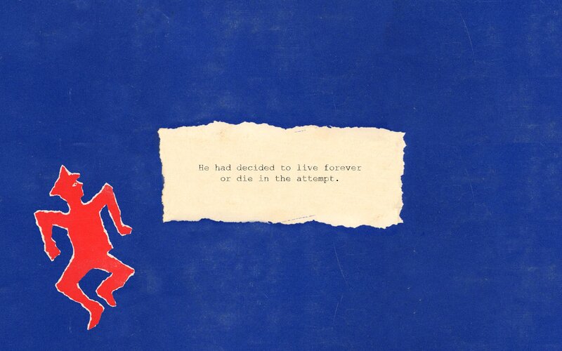 Red Silhouette Figure