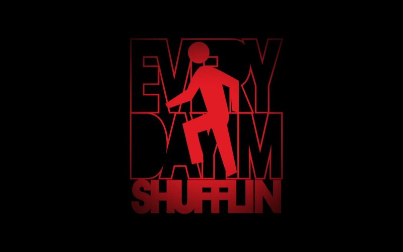 Red Silhouette of Person