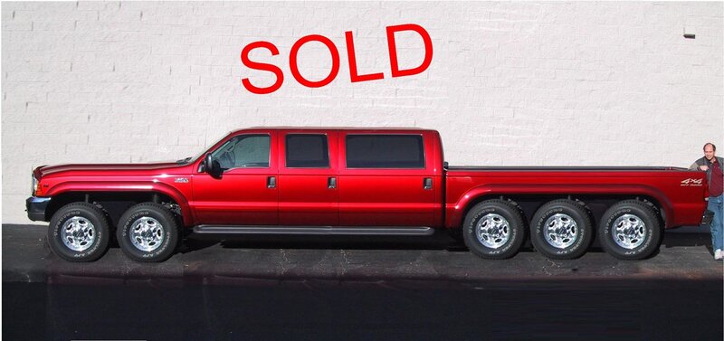 Red Six-wheel Truck