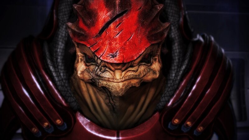 Red-skinned Alien Character