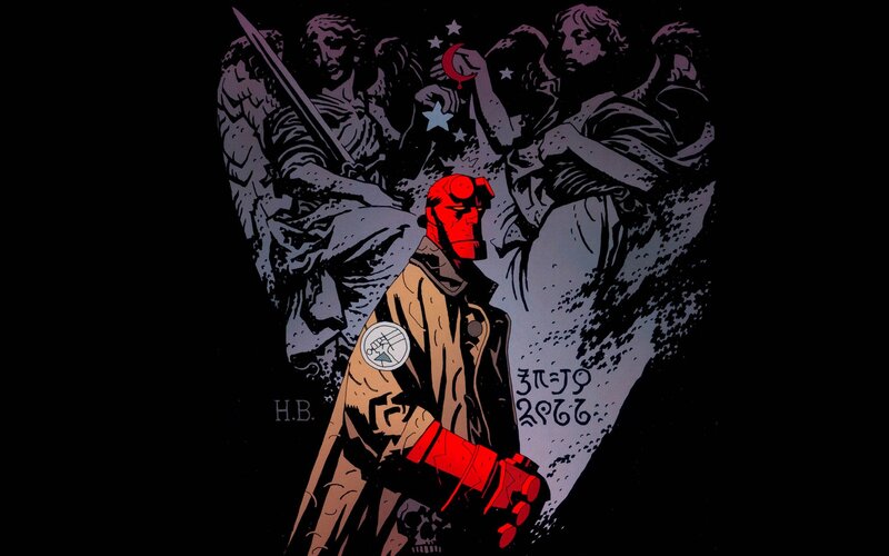 Red-skinned Demon with Sword