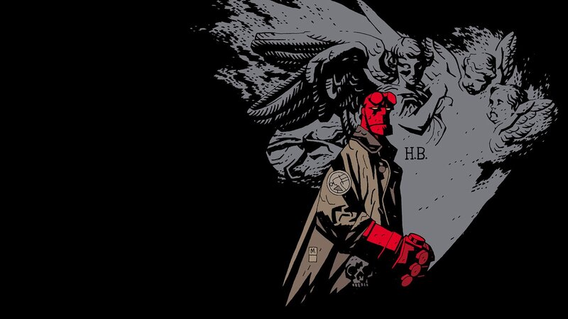 Red-skinned Demon with Wings