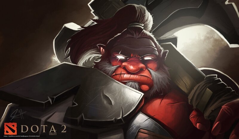 Red-skinned Orc Warrior — Red