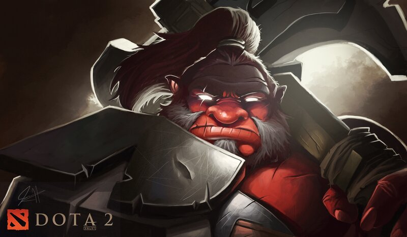 Red-skinned Orc Warrior