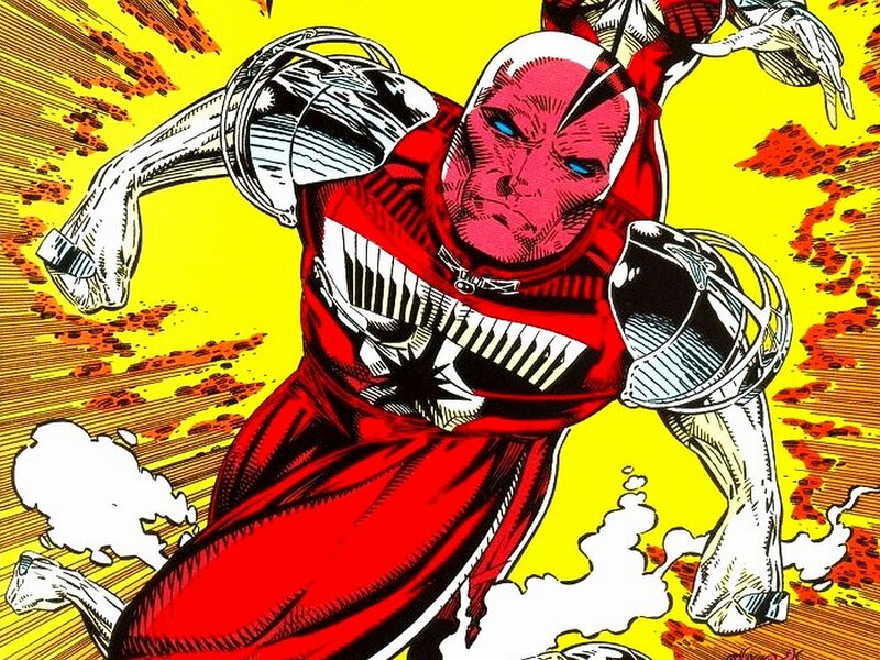 Red-skinned Superhero — Red