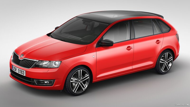 Red Skoda Octavia