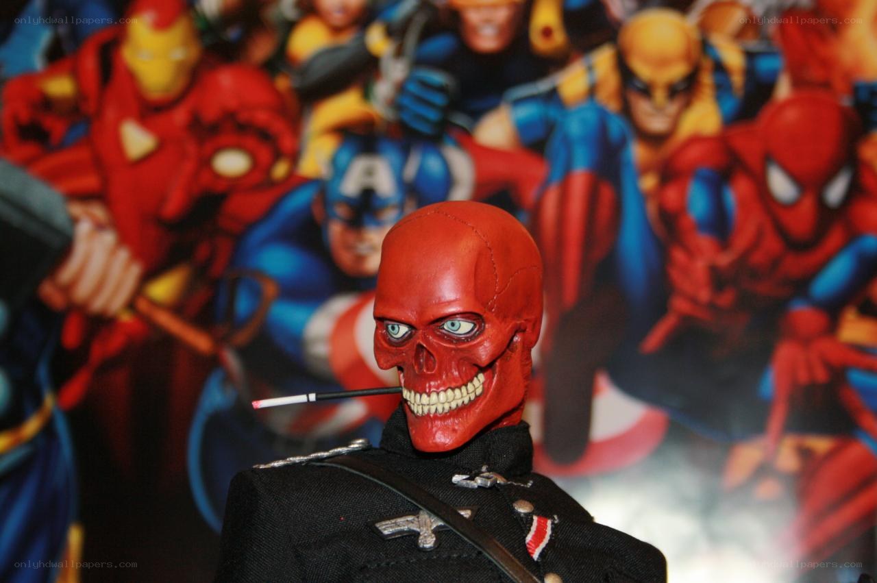 Red Skull action figure