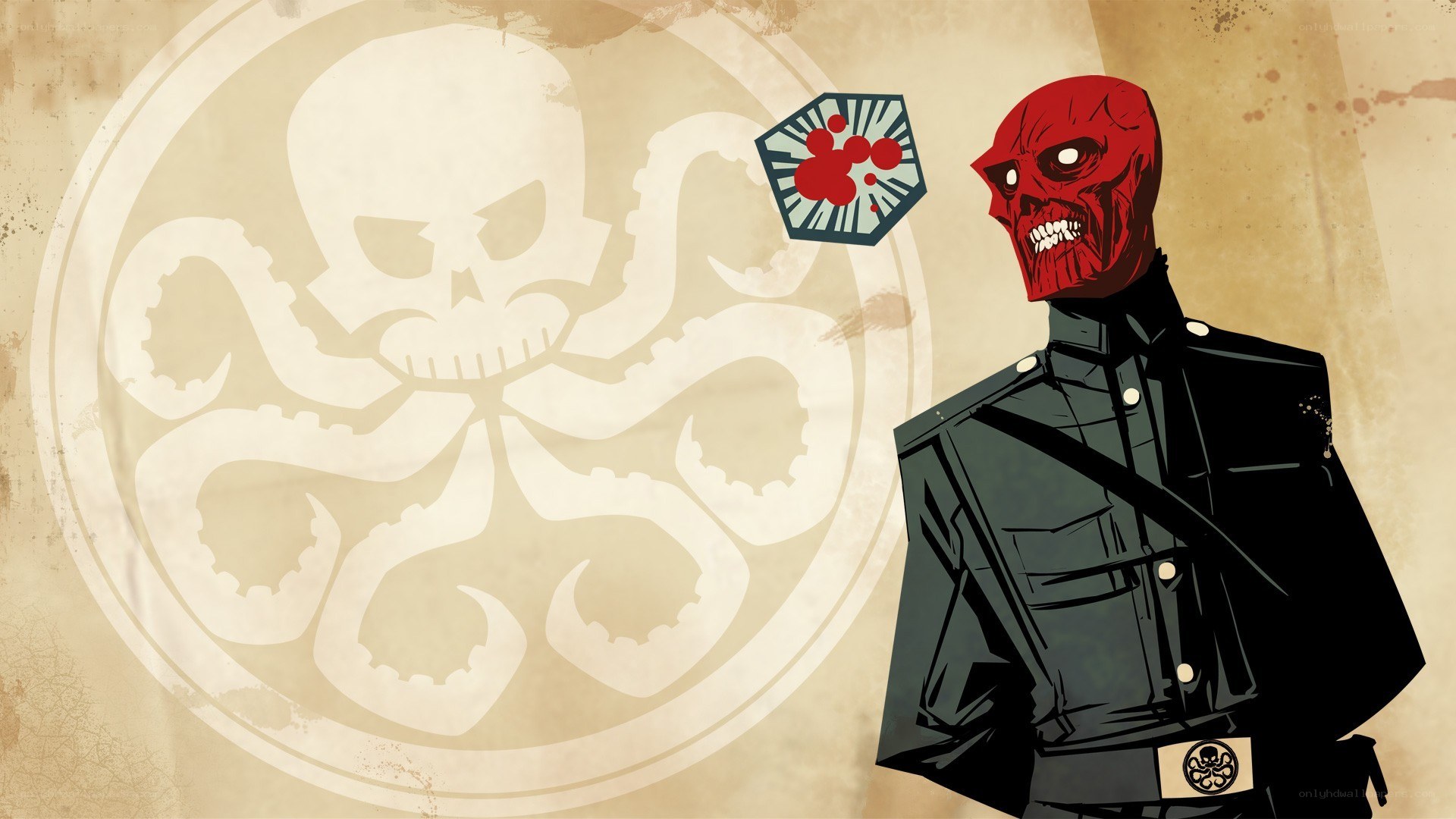 Red Skull and Hydra logo