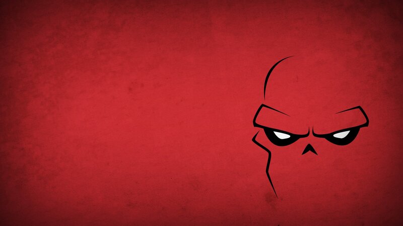 Red Skull Face