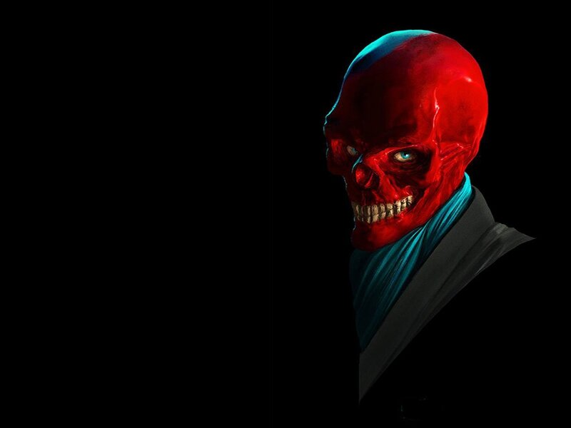 Red-skulled Figure