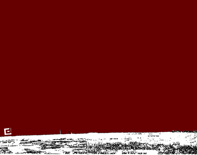 red sky landscape