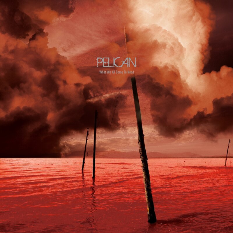 Red sky over water