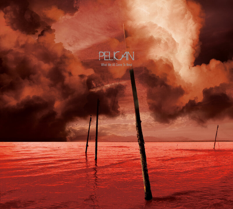 Red sky over water