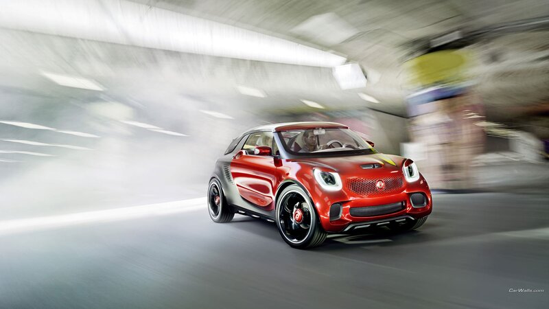 Red Smart Car — Dynamic, Digital Art