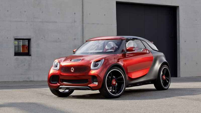 Red Smart Car — Modern