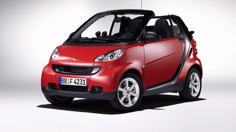 Red Smart Car — Neutral, Photograph