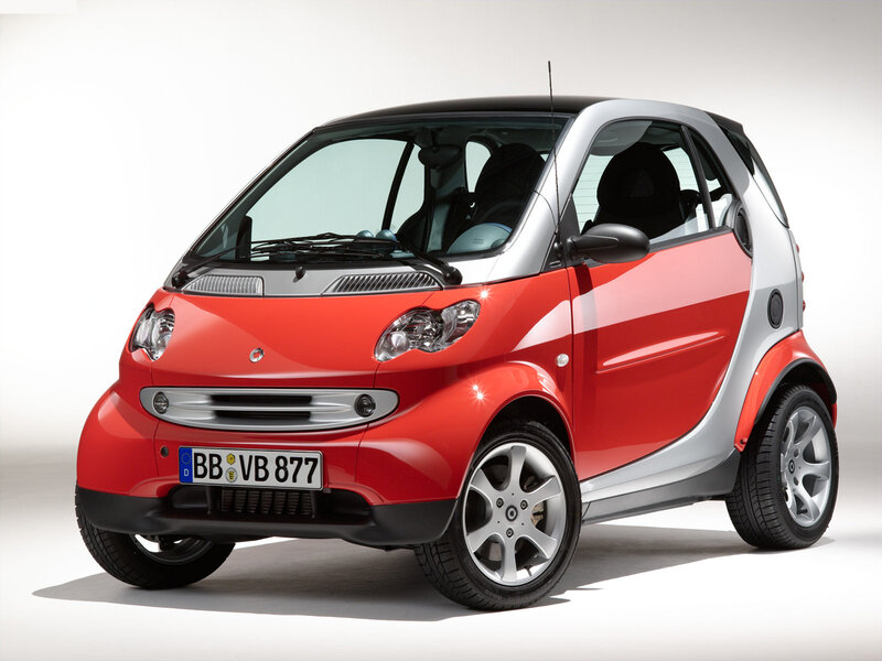 Red smart car
