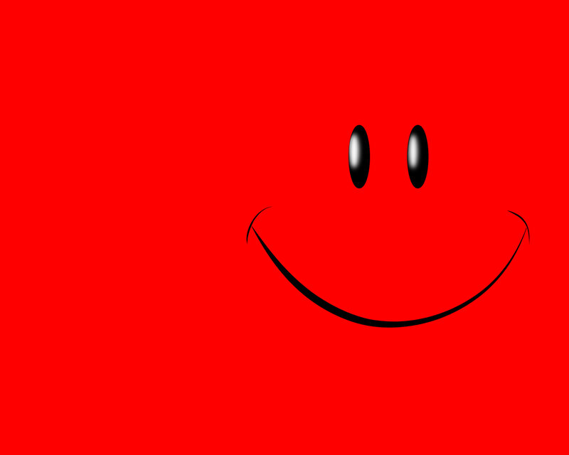 red smiley face
