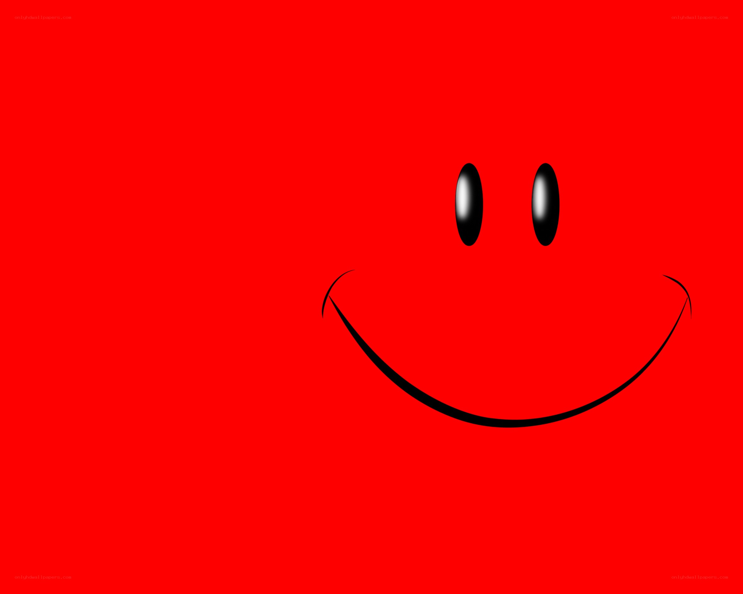 red smiley face