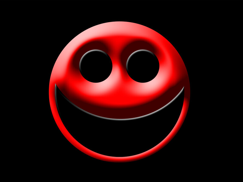 red smiley face icon