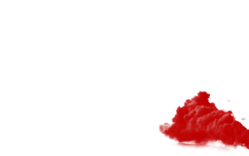 Red Smoke Cloud — Dramatic