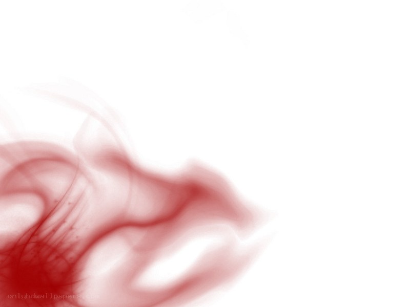 red smoke on white background