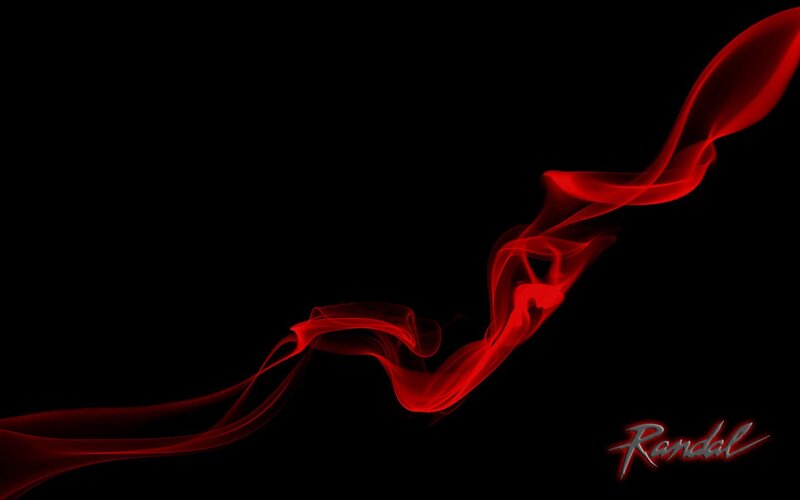 Red Smoke Swirl — Dramatic