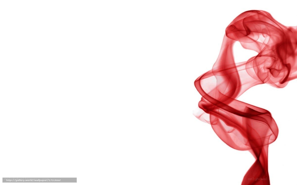 Red smoke swirl