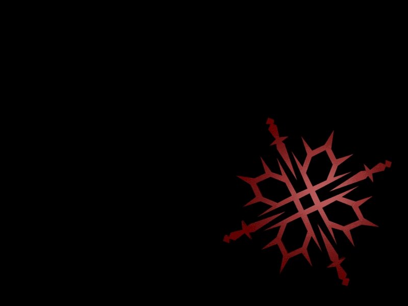 Red Snowflake Symbol
