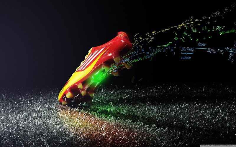 Red Soccer Cleat