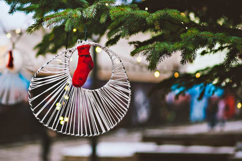 Red Sock Ornament