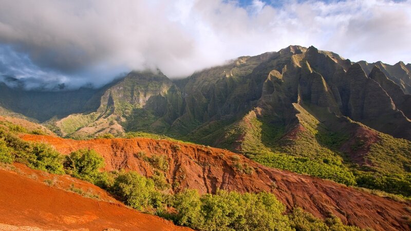 Red Soil Hills and Mountains